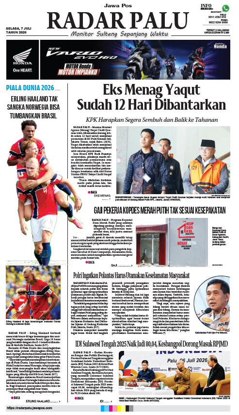 E – Paper Edisi 7 Juli 2026